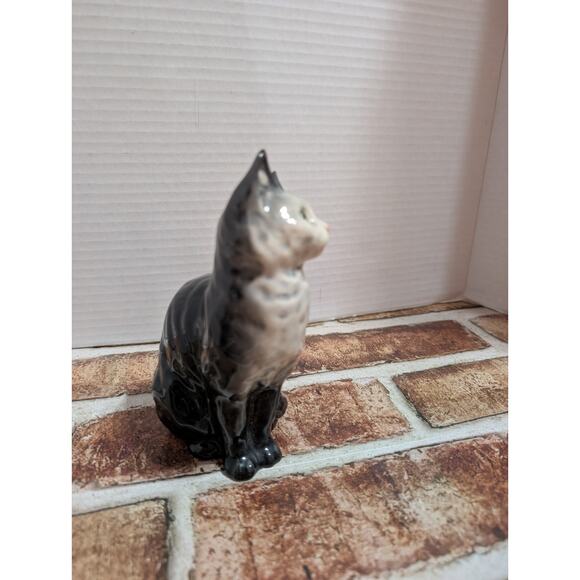 Vintage Beswick Seated Sitting Porcelain Ceramic Cat Figurine # 1030 England - Picture 6 of 7